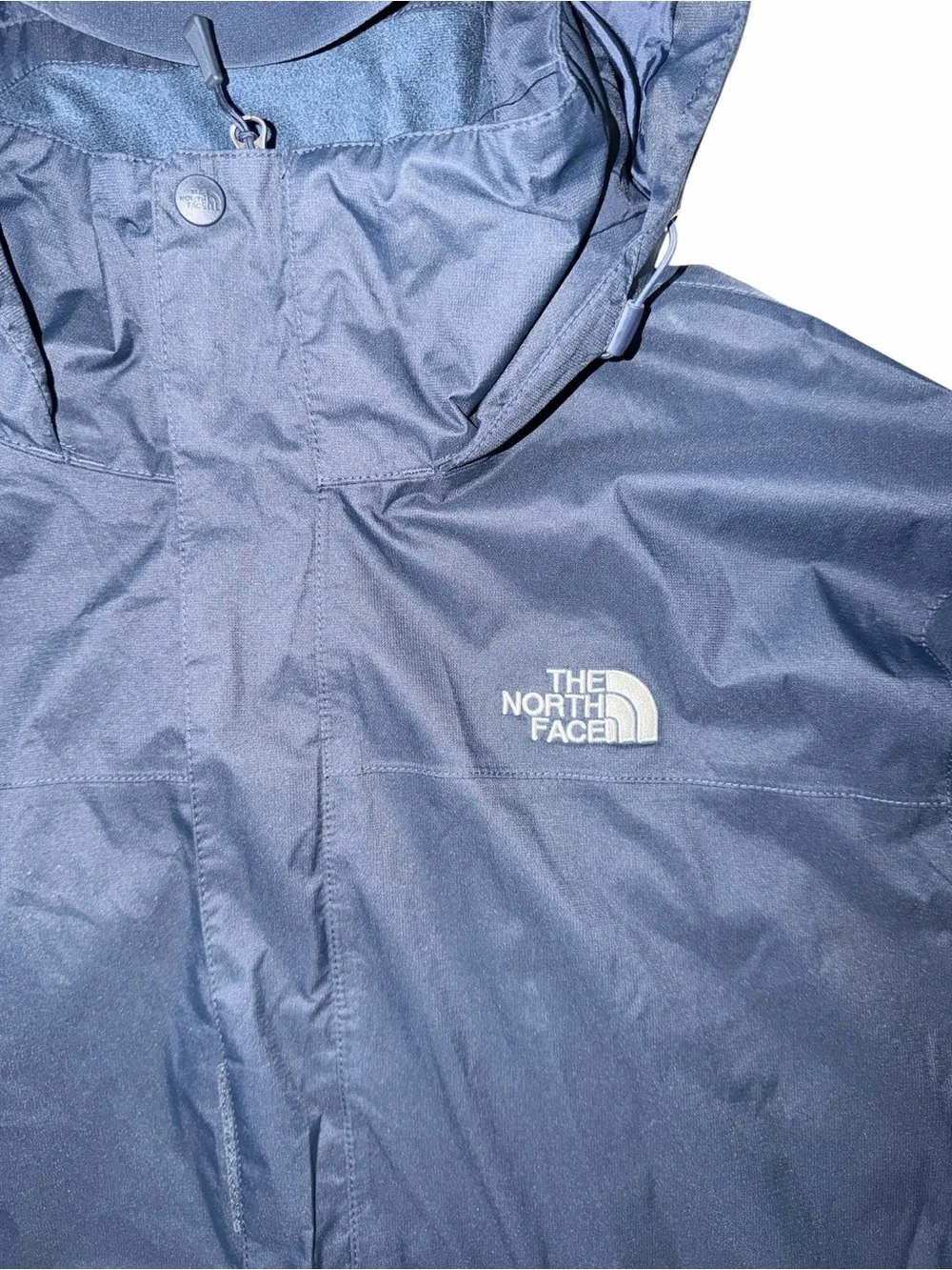 The North Face Men’s Navy Hooded Rain Jacket DryVent